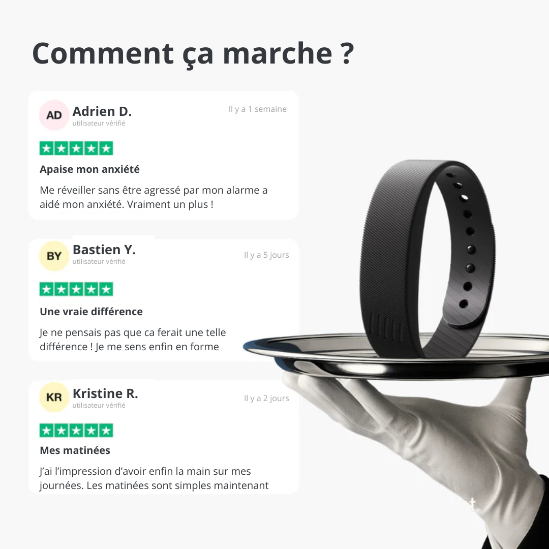 Réveil Bracelet Vibrant - Malozy